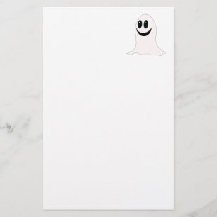Cute Halloween Cartoon Ghost Briefpapier