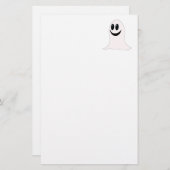 Cute Halloween Cartoon Ghost Briefpapier (Voorkant / Achterkant)