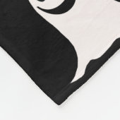 Cute Halloween Cartoon Ghost Fleece Deken (Hoek)