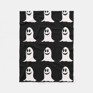 Cute Halloween Cartoon Ghost Fleece Deken