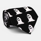 Cute Halloween Cartoon Ghost Stropdas (Opgerold)