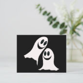 Cute Halloween Cartoon Ghosts Briefkaart (Staand voorkant)
