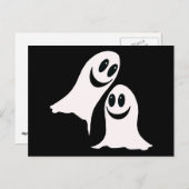 Cute Halloween Cartoon Ghosts Briefkaart (Voorkant / Achterkant)