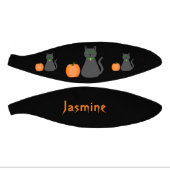 Cute Halloween Cat and Pumpkin Custom Basketbal (Panelen)