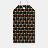 Cute Halloween Cat and Pumpkin Custom Cadeaulabel (Achterkant)