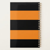 Cute Halloween Cat and Pumpkin Custom Planner (Achterkant)