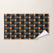 Cute Halloween Cat and Pumpkin Patterned Bad Handdoek (Handdoek)