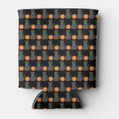 Cute Halloween Cat and Pumpkin Patterned Blikjeskoeler (Voorkant)
