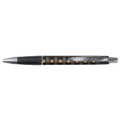 Cute Halloween Cat and Pumpkin Patterned Pen (Achterkant)