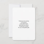 Cute Halloween Cat, Bat & Mummy Boo Bedankkaart (Achterkant)