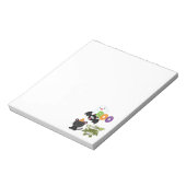 Cute Halloween Cat, Bat & Mummy Boo Notitieblok (Linkerzijde)