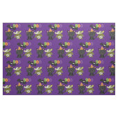 Cute Halloween Cat, Bat & Mummy Boo Stof (Fat Quarter)