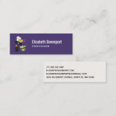 Cute Halloween Cat, Bat, Mummy & Ghost Mini Visitekaartje (Voorkant / Achterkant)