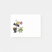 Cute Halloween Cat, Bat, Mummy & Ghost Post-it® Notes (Voorkant)
