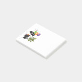 Cute Halloween Cat, Bat, Mummy & Ghost Post-it® Notes (Schuin)