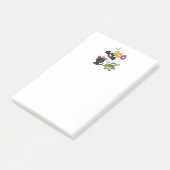 Cute Halloween Cat, Bat, Mummy & Ghost Post-it® Notes (Schuin)