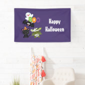 Cute Halloween Cat, Bat, Mummy & Ghost Spandoek (Insitu)