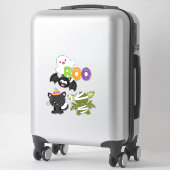 Cute Halloween Cat, Bat, Mummy & Ghost Sticker (Koffer)