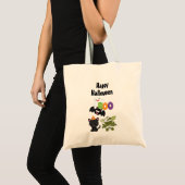 Cute Halloween Cat, Bat, Mummy & Ghost Tote Bag (Voorkant (product))