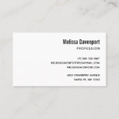 Cute Halloween Cat, Bat, Mummy & Ghost Visitekaartje (Achterkant)