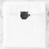 Cute Halloween Cat Borb Sticker (Tas)
