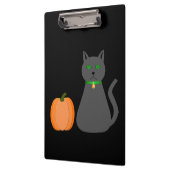 Cute Halloween Cat en Pumpkin Klembord (Links)