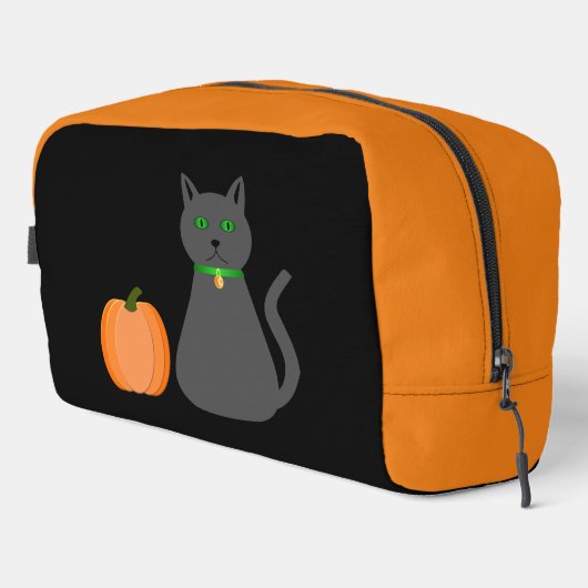 Cute Halloween Cat en Pumpkin Toilettasje (Rechterhoek)