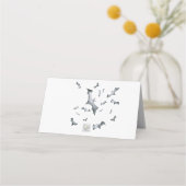 Cute Halloween Cat in Pumpkin Plaatskaartje (Achterkant)