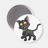 Cute Halloween Cat Magneet (Voorkant / Achterkant)