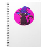 Cute Halloween Cat Oversized T-Shirt Notitieboek (Voorkant)