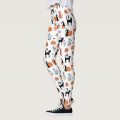 Cute Halloween Cat Spooky Leggings (Links)