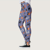 Cute Halloween Cat Spooky Leggings (Links)