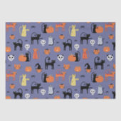 Cute Halloween Cat Spooky Tissuepapier (Voorkant)