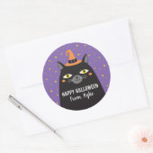 Cute Halloween Cat Sticker (Envelop)