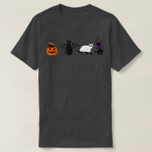 Cute Halloween Cats Pumpkin Demon Ghost Witch 511 T-shirt (Design voorkant)