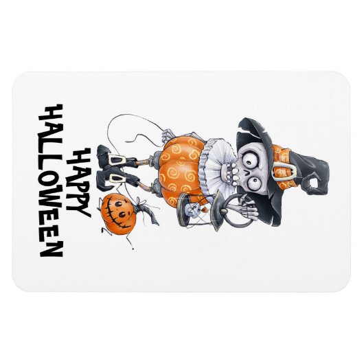 Cute halloween Character Magneet (Horizontaal)