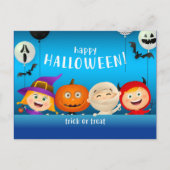 Cute Halloween Characters Briefkaart (Voorkant)