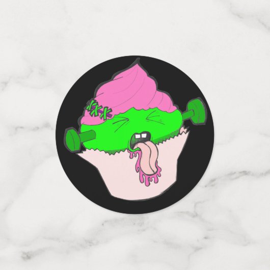 Cute Halloween Characters Party Table Confetti (Kleine voorkant)