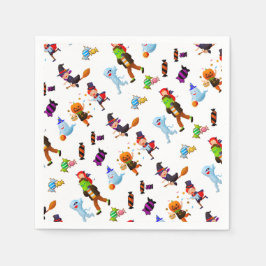 Cute Halloween Characters Servet