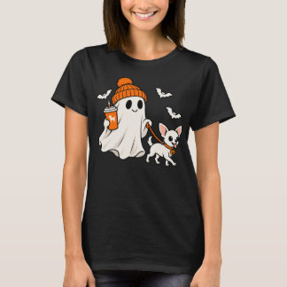 Cute Halloween Chihuahua T-shirt Geestige Puppy Sp