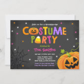 Cute Halloween Costume Party Spooktacular Kaart (Voorkant)