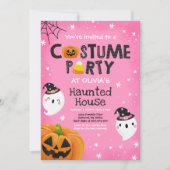 Cute Halloween Costume Party Spooktacular Kaart (Voorkant)
