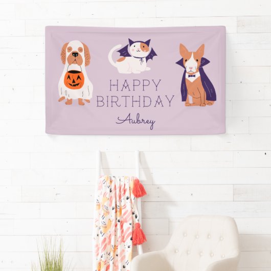 Cute Halloween Costume Pets Birthday Party Spandoek (Insitu)