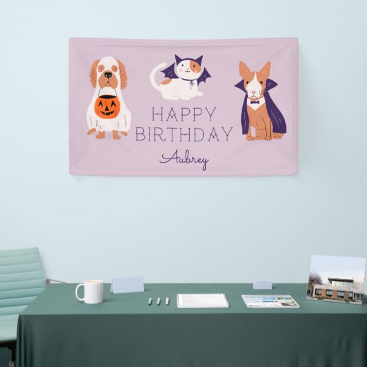 Cute Halloween Costume Pets Birthday Party Spandoek (Beurs)