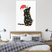 Cute Halloween Costume Welsh Corgi Mummy Hondenlie Canvas Afdruk (Insitu (Slaapkamer))