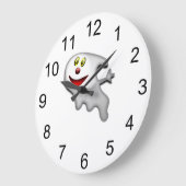 Cute Halloween Cute Ghost Wall klok (Hoek)