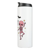 Cute Halloween Dancing Skeletons Thermosbeker (Geroteerd rechts)