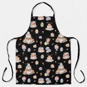 Cute Halloween Dessert Pattern Apron Schort (Voorkant)