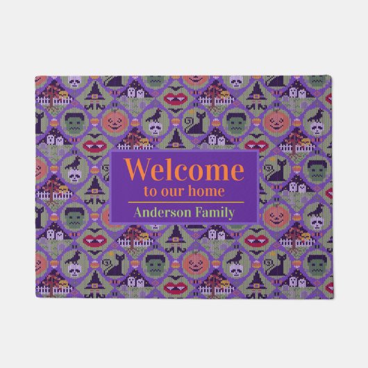 Cute Halloween Deurmat (Voorkant)
