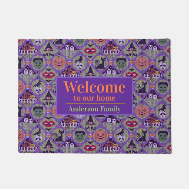 Cute Halloween Deurmat (Voorkant)